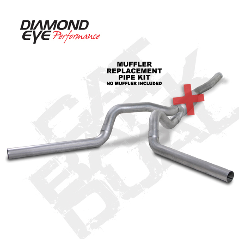GMC 2500 Performance Exhaust - Diamond Eye Performance - Catback Dual Exit - `06-`07